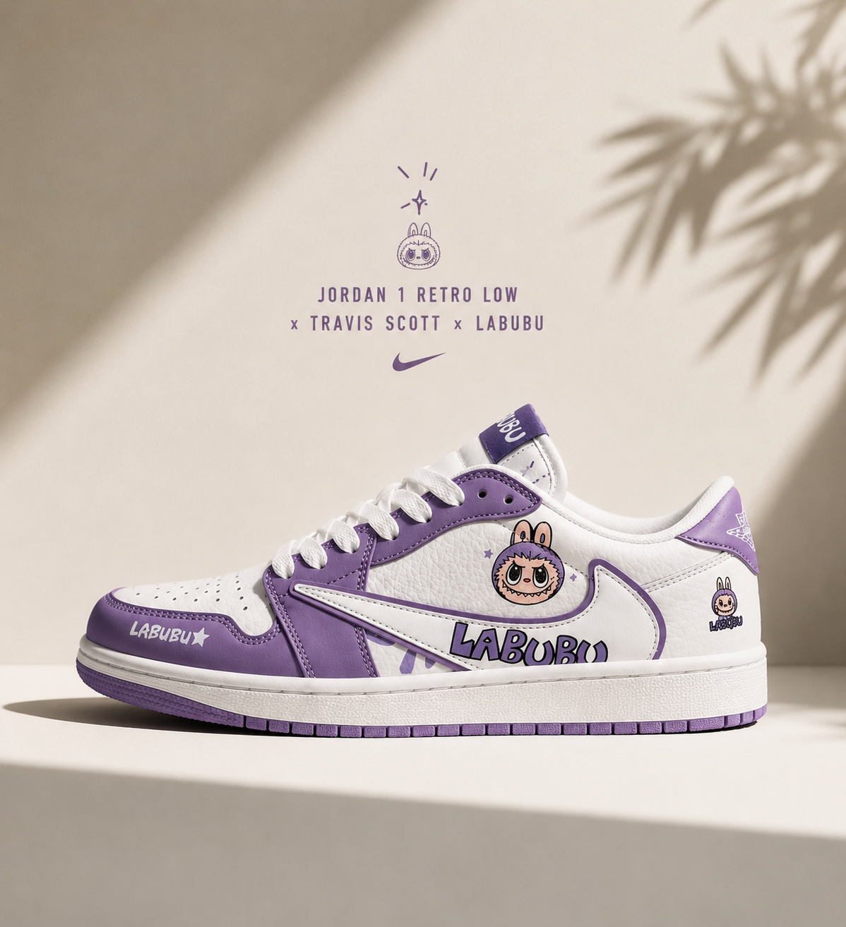 Jordan 1 Retro Low x Travis Scott x Labubu— Women's