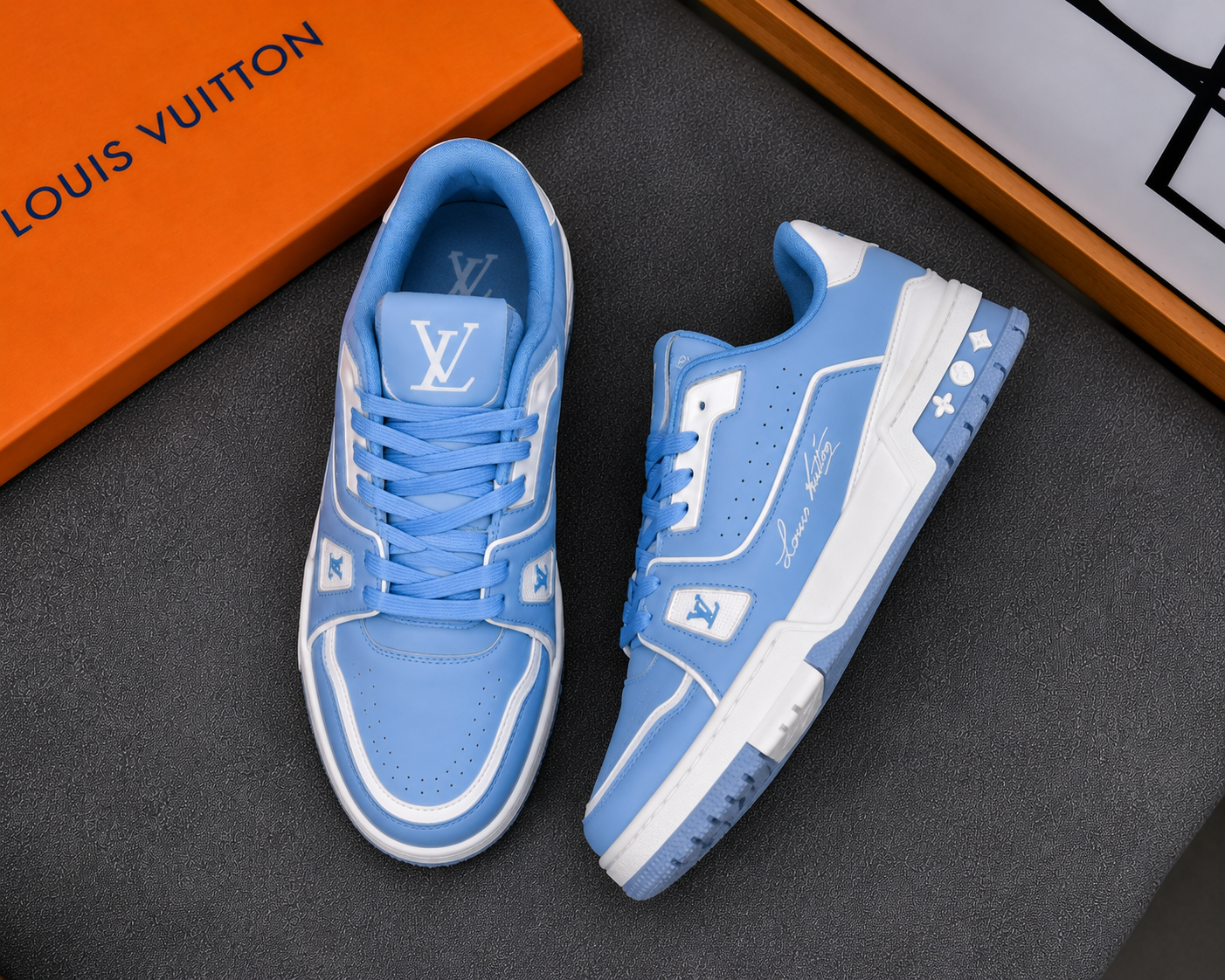 LV Trainer #54 Light Blue White