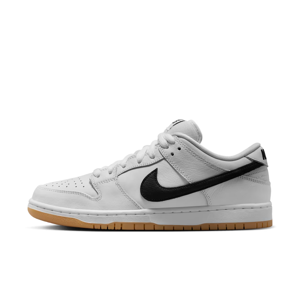 SB Dunk Low White Black